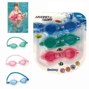 SET 3 GAFAS DE NATACIÓN 2 COLORES BESTWAY