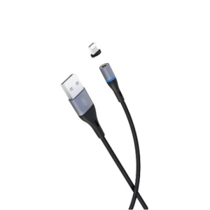 CABLE NB125 MAGNETICO LIGHTNING ALUMINIO | 1METRO | 2A | LED XO