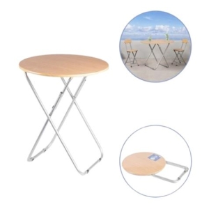 MESA PLEGABLE REDONDA 60CM JAVIER