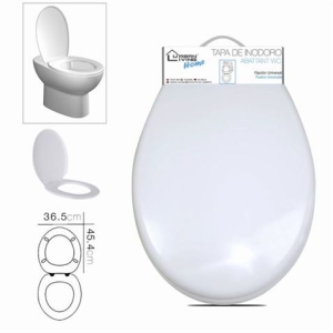TAPA INODORO BLANCA 45X26CM URBAN LIVING