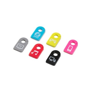 PACK 6 IDENTIFICADORES PARA CABLE SURTIDOS