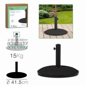 SOPORTE PARA SOMBRILLA CEMENTO NEGRO 41CM