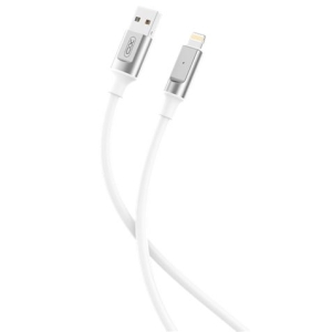 CABLE NB251 CARGA RAPIDA USB - LIGHTNING | 6A | 1 METRO | BLANCO XO