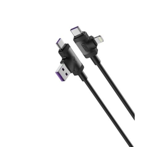 CABLE NB237 CARGA RAPIDA 4 EN 1 | MICRO + TIPO C + LIGHTNING A USB/TIPO C