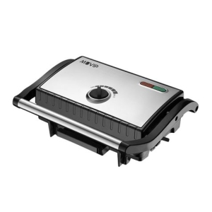 SANDWICHERA INOX GRILL 1500W TEMPERATURA REGULABLE MUVIP