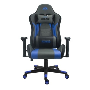 SILLA GAMING SERIE PHOENIX AZUL CROMAD