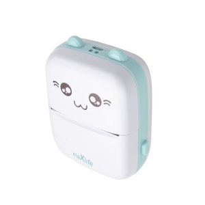 IMPRESORA PORTATIL BLUETOOTH TERMICA MXTP-100 AZUL MAXLIFE