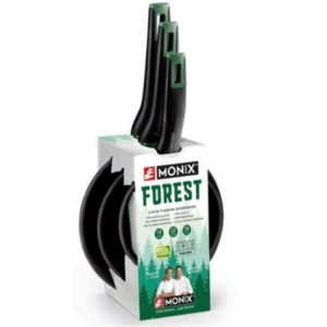 PACK 3 SARTENES ALUMINIO FORJADO 18/22/26CM FOREST MONIX