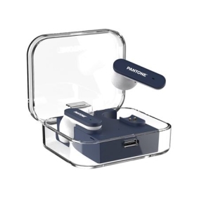 AURICULARES BLUETOOTH TWS 011 AZUL PANTONE TM