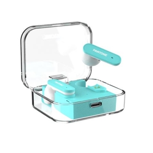 AURICULARES BLUETOOTH TWS 011 CORAL PANTONE TM