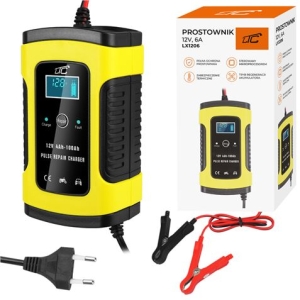 CARGADOR BATERIAS AUTOMATICO 12V 6A LX1206