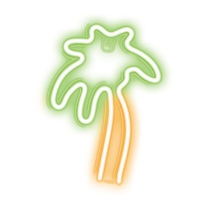 LAMPARA DECORATIVA NEON LED PALM FOREVER
