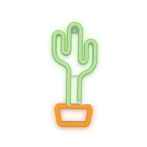 LAMPARA DECORATIVA NEON LED CACTUS FOREVER