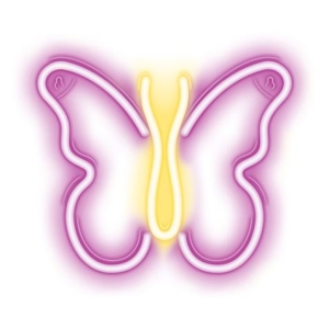 LAMPARA DECORATIVA NEON LED BUTERFLY FOREVER