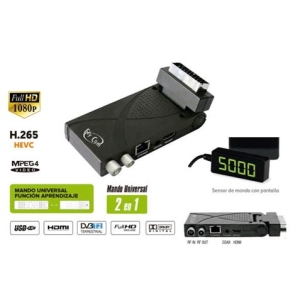 RECEPTOR TDT HD REPRODUCTOR EUROCONECTOR DVB-T2 FLY COM