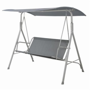 BALANCIN DE 3 PLAZAS ANTRACITA 170X120X153CM