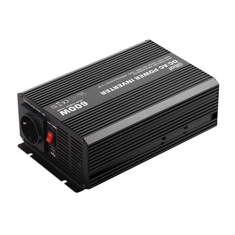 CONVERTIDOR DE CORRIENTE ONDA PURA 600W ELBAT - Imagen 2