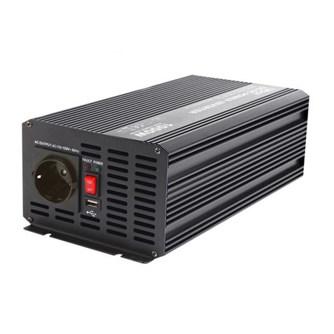 CONVERTIDOR DE CORRIENTE ONDA PURA 1000W ELBAT - Imagen 2