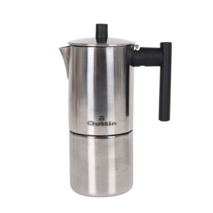 CAFETERA INDUCCIÓN 4 TAZAS INOX QUTTIN
