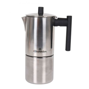 CAFETERA INDUCCIÓN 6 TAZAS INOX QUTTIN