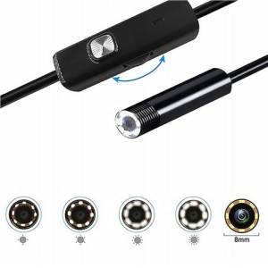 CAMARA ENDOSCOPICA 2METROS LENTE 8MM USB