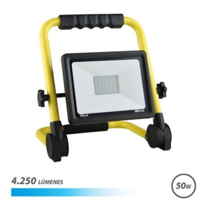 FOCO LED 50W 6500K CON SOPORTE PLEGABLE ELBAT