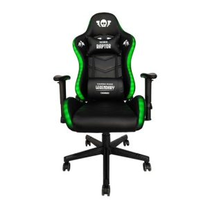 SILLA GAMING RGB SERIE RAPTOR LEGENDARY NEGRA CROMAD