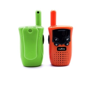 PACK 2 WALKIE TALKIE MXWT-100 VERDE NARANJA MAXLIFE
