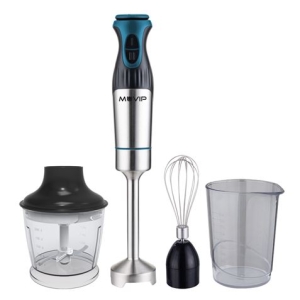 REACONDICIONADA BATIDORA DE MANO INOX 1200W + ACCESORIOS MUVIP