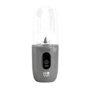 REAC BATIDORA DE VASO PORTÁTIL RECARGABLE COLOR DESIGN 460ML GRIS MUVIP