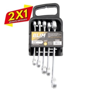 JUEGO LLAVES FIJAS PARA RACORES CRV 5PCS BLIM (2 X 1)