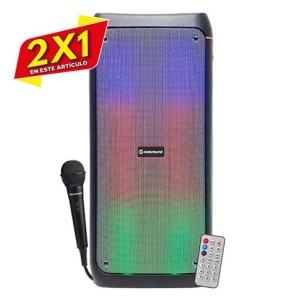 ALTAVOZ BLUETOOTH PARTY BOOM A390 2X8 150W | 1 X MIC COOLSOUND (2 X 1)"