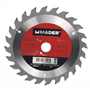 DISCOS CORTE MADERA PARA SIERRAS 165MM 24D MADER