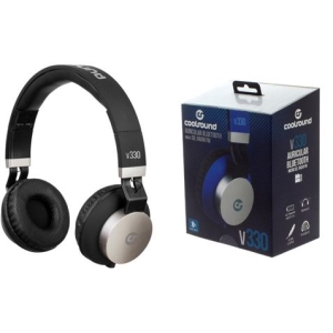 REAC AURICULAR + MICRO V330 BLUETOOTH + MICRO SD + RADIO FM NEGRO COOLSOUND