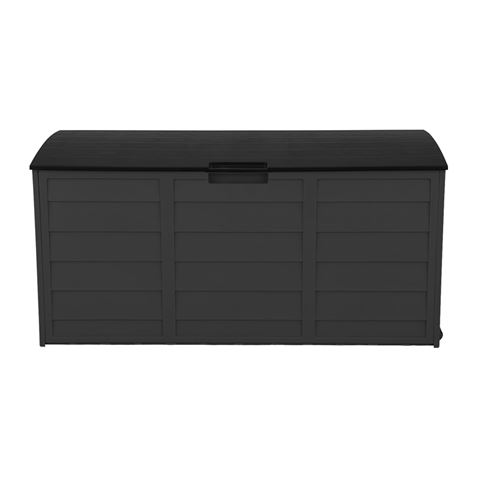 BAÚL RESINA 290 LITROS 112X49X54CM GRIS OSCURO SUNGARDEN - Imagen 2