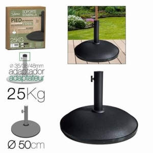 SOPORTE PARA SOMBRILLA CEMENTO NEGRO 25 kg