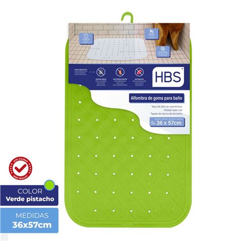 ALFOMBRA GOMA NATURAL - 450G VERDE PISTACHO HBS