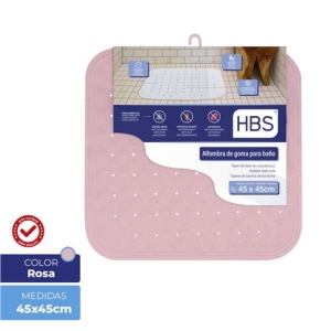 ALFOMBRA GOMA NATURAL - 450G ROSA HBS
