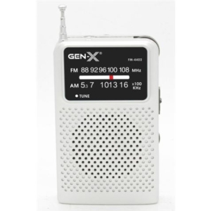 RADIO PORTATIL AM/FM ANALOGICA GRIS FM-4402 GEN-X