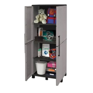 ARMARIO ALTO ESTANTES AJUSTABLES Y PATAS REGULABLES 680X370X1690MM ARTPLAST