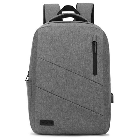 MOCHILA PARA PORTATILES HASTA 15.6 CITY BACKPACK CON USB SUBBLIM GRIS"