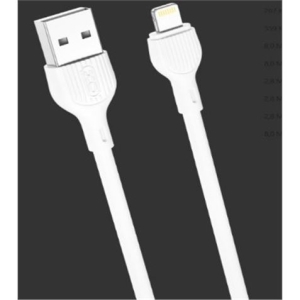 CABLE 2.1A USB A LIGTHNING 2 METROS BLANCO NB200 XO