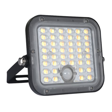 FOCO LED SOLAR 10W 1500LM CON SENSOR + MANDO + CCT 3000K/6000K ELBAT - Imagen 2