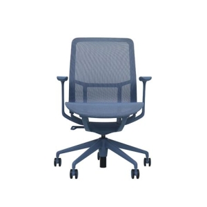 SILLA OFICINA GAMA SENSE ELEGANCE AZUL CROMAD