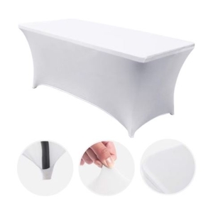 FUNDA PARA MESA DE RESINA 152X70X74CM BLANCA SUNGARDEN