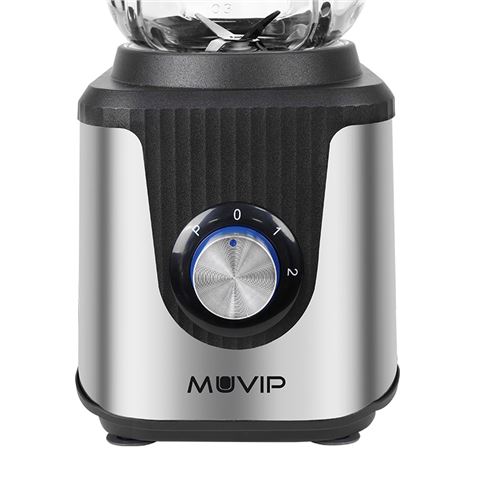 BATIDORA INOXIDABLE VASO CRISTAL 1800W 1.8 LITROS MUVIP - Imagen 4