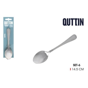 PACK 6 CUCHARAS POSTRE 14.5CM SOFIA QUTTIN