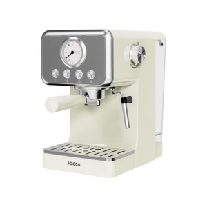 CAFETERA ESPRESSO RETRO 15BARES 1.7 LITROS CREMA JOCCA