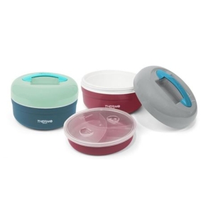 TERMO PARA ALIMENTOS DOBLE ALTURA 4 COMPARTIMENTOS TOTAL 1500CC