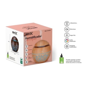 HUMIDIFICADOR AROMATIZADOR ULTRASONICO 130ML GEN-X